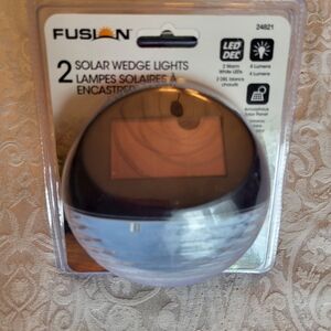 Fusion 2 Solar Wedge Lights- 24821, Multiple Available